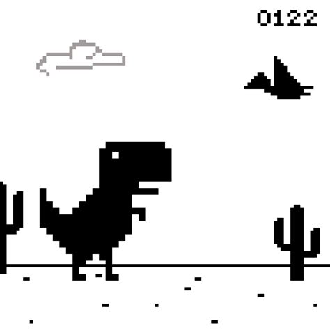 Pixilart - Google Dinosaur Game by Phoenix101