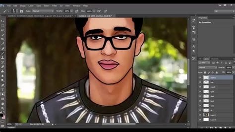 Cartoon Yourself In Photoshop Cs6 [speed art] - YouTube