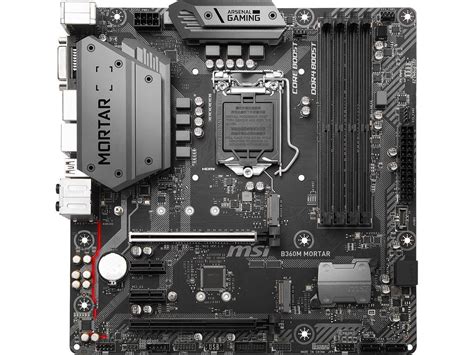 MSI ARSENAL GAMING B360M MORTAR LGA 1151 (300 Series) Micro ATX Intel Motherboard - Newegg.com