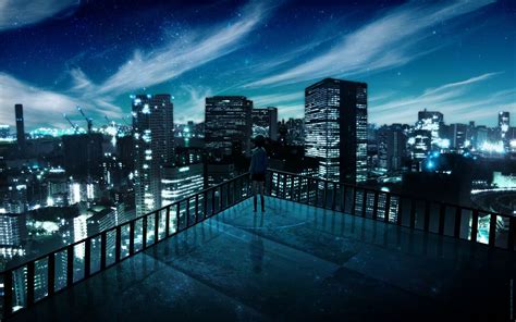 Anime | Scenery | HD | City | Anime city, Anime scenery, Anime backgrounds wallpapers