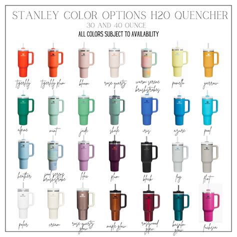 STANLEY TUMBLER Custom Engraved Personalized 40 Oz & 30oz Quencher - Etsy