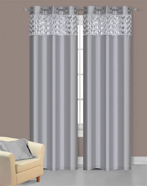 47 best Silver curtains images on Pinterest | Silver curtains, Curtain panels and Window panels