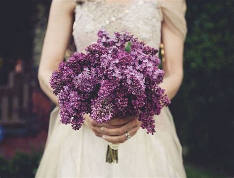 Bouquet Bridal: Purple Lilac Wedding Bouquet