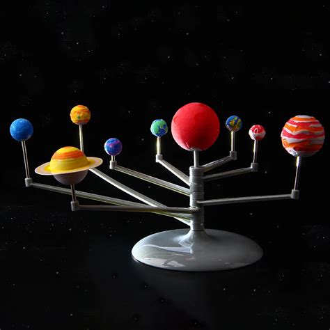 3D Simulation Solar System Assembly Toy Science Astronomy Project Early Education Toys DIY Nine ...