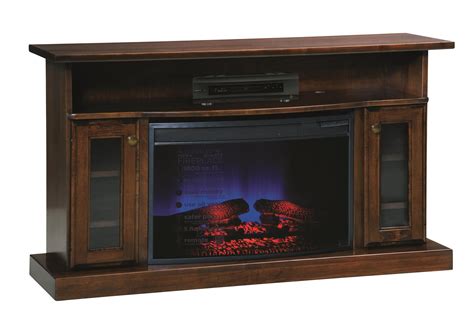 49" Electric Fireplace TV Stand from DutchCrafters Amish Furniture