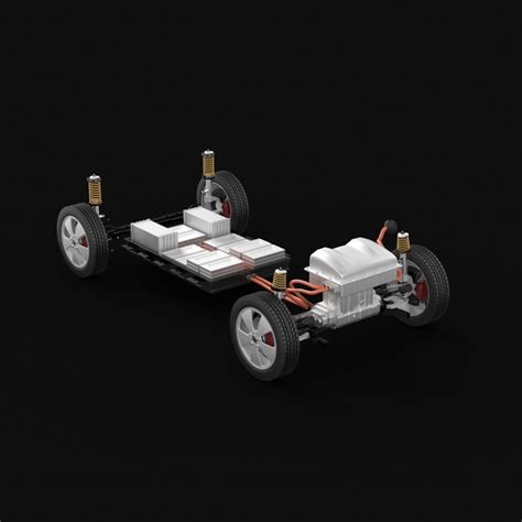 electric car chassis 3d model