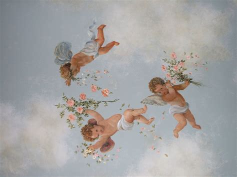 for my ceiling #Zimmerdecke bemalen | Fondo de arte, Arte de ángel, Pinturas renacentistas