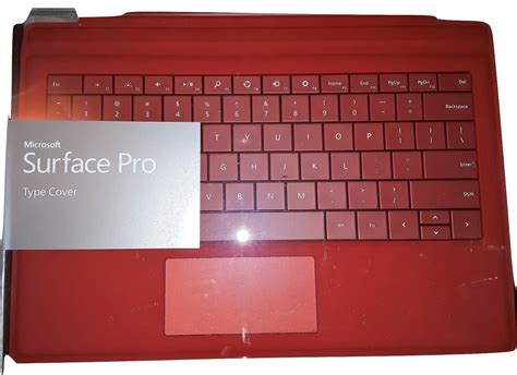 ***NEW***Microsoft Surface Pro 3 Keyboard -RED with Pen - Keyboards & Keypads