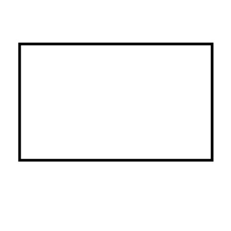 Square Shape Clipart Black And White - Lopez