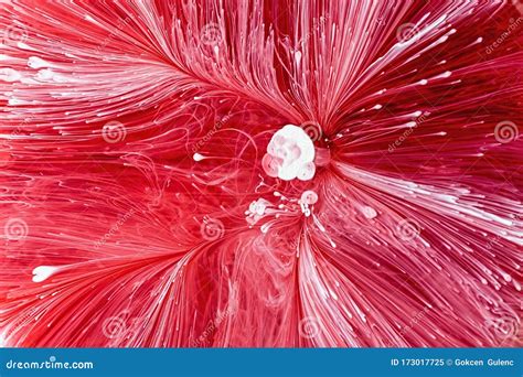 Epoxy Resin Petri Dish Art Macro Shot, Red Abstract Stock Image - Image of closeup, artistic ...