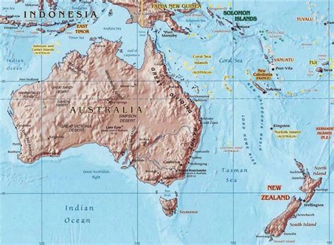 Tropic Of Capricorn Australia Map