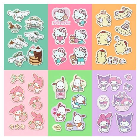 Sanrio Characters Pocket Sticker Sheet – Hello Discount Store