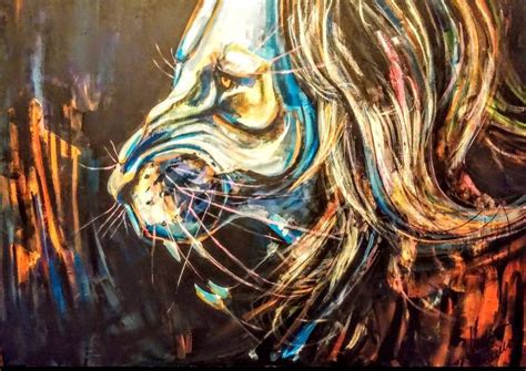 Lion Painting by Marko Gacesa | Saatchi Art