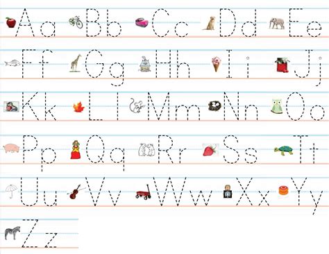 Kids Abc Writing Practice Sheets