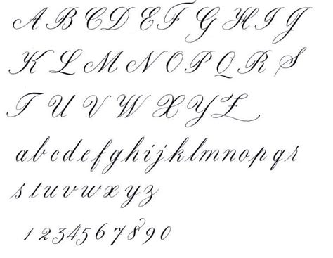 Calligraphy Alphabet : December 2012 | Cursive calligraphy, Cursive letters fancy, Tattoo fonts ...