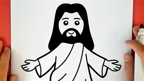 How To Draw Jesus Cartoon