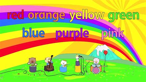 Rainbow Song Learn Colors Learn Colours In English I