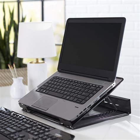 AmazonBasics Ventilated Adjustable Laptop Stand