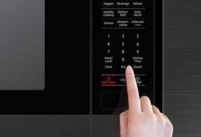 What can you do if the control panel of your Samsung microwave does not respond | Samsung Canada