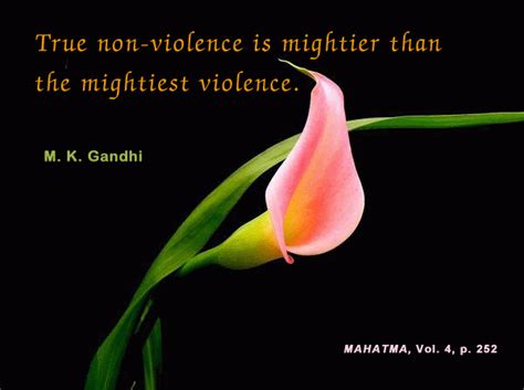 Mohandas Gandhi Nonviolence Quotes with Images – Inspirational Mahatma Gandhi Non-violent Quote ...