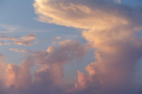 Premium Photo | Beautiful colored cloudy evening sky abstract sky background