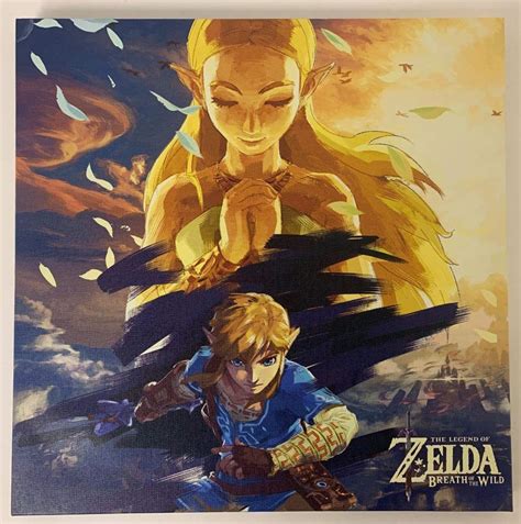 The Legend of Zelda, Breath of the Wild, Link wall decor, Video Game print, Home Office decor ...