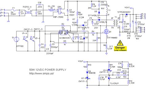 12 Volt DC Power Supply Circuit