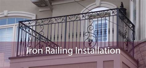 Iron Railing Installation - Rod Iron Railing & Stair Iron Railing Installation