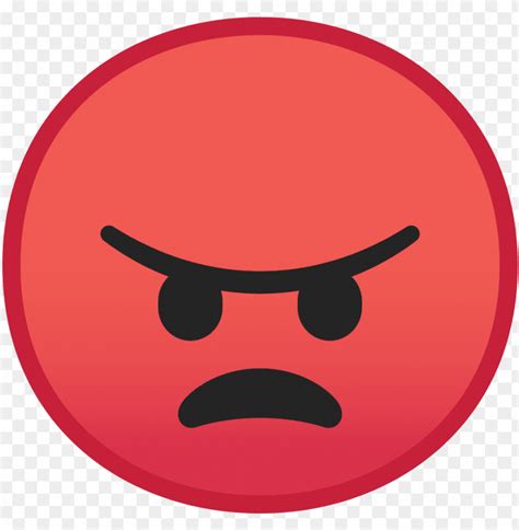 Free download | HD PNG angry face icon angry red emoji PNG transparent with Clear Background ID ...