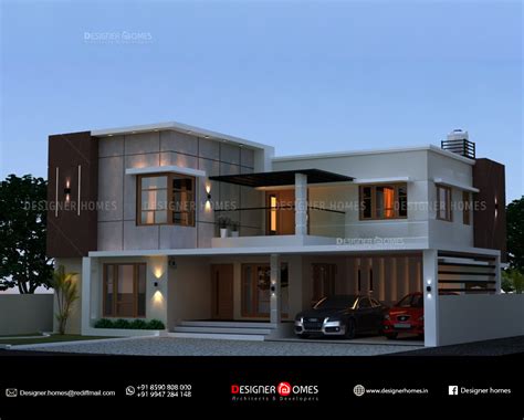 Contemporary House designs - Kerala Model Home Plans