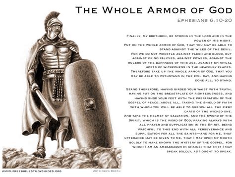 Taking Up The Whole Armor of God > Free Bible Study Guides