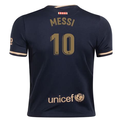 Lionel Messi PSG Jersey Number: Messi Barcelona Away Jersey