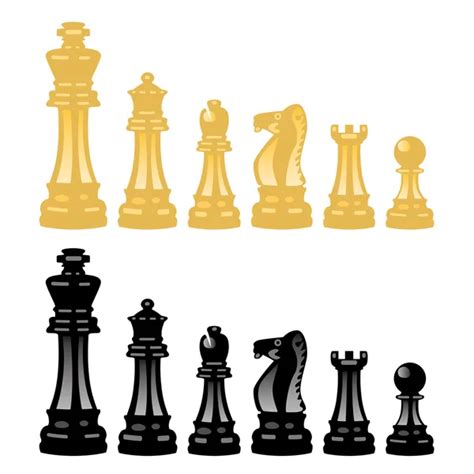 Vector chess pieces — Stock Vector © dmstudio #8076482