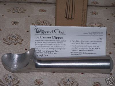 NIB Pampered Chef Ice Cream Scoop Dipper MUST TRY IT! | #19737113