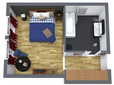 Hotel Room Floor Plan Design