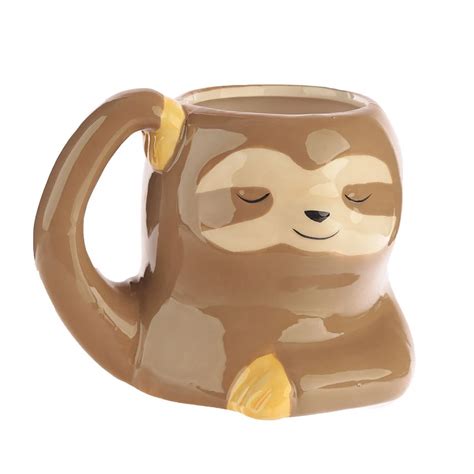 3D Stereo Cute Animal Milk Mug Cute Sloth Coffee Cups Funny Mugs Coffee Mug Creative Cups and ...