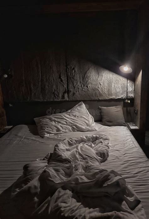 Bed Time To Sleep Night Relax Aesthetic Dark Light Stock Photo - Image of light, night: 182762552