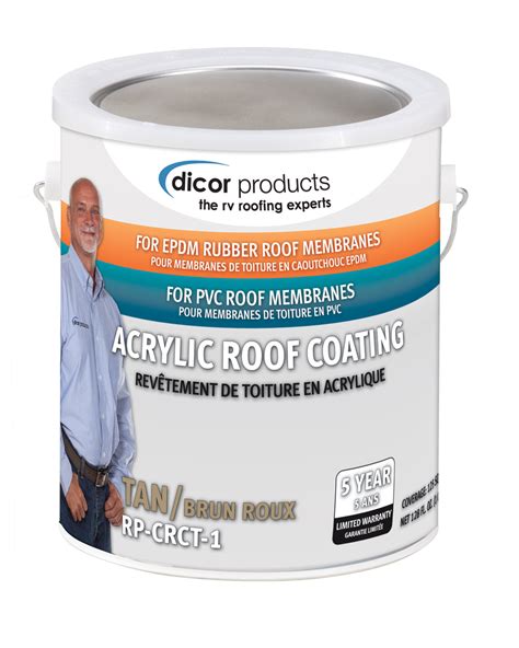 Acrylic Coating Part 2 for EPDM/PVC Roofing - Dicor Products