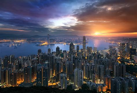 Sunrise At Victoria Peak - Hong Kong - TSL - Post-Processing & HDR BlogTSL – Post-Processing ...