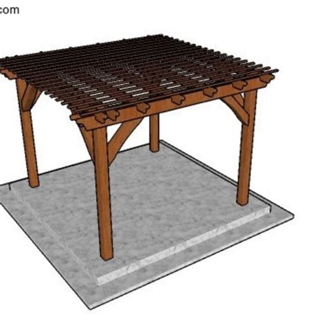 Wooden Garden Lean to Pergola 2.8mx3m build Plans Only No - Etsy