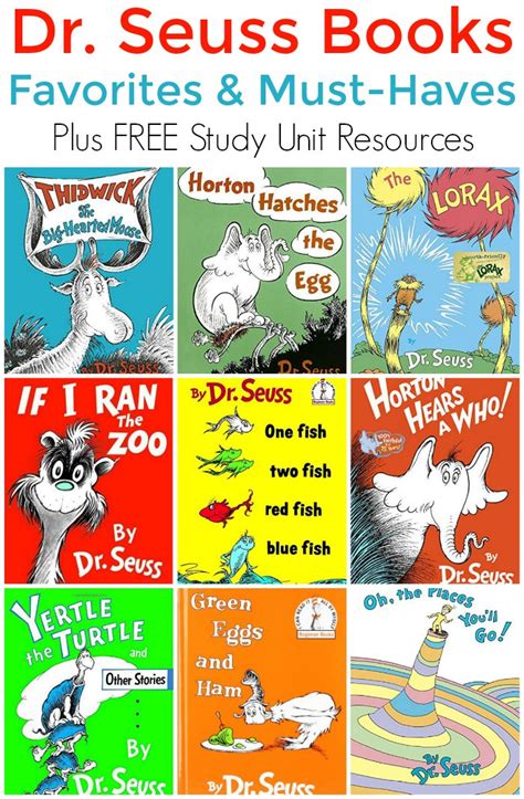 Dr Seuss Books List for Kids - Our Favorites! - Mommy Evolution