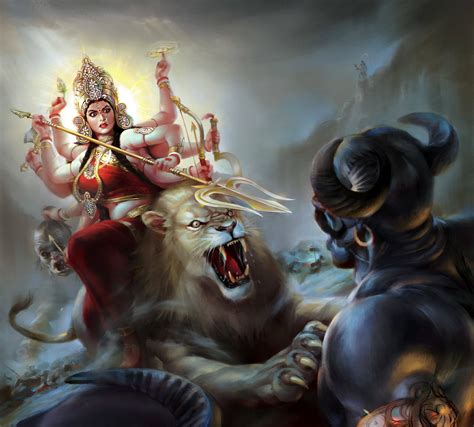 [100+] Durga Devi Wallpapers | Wallpapers.com