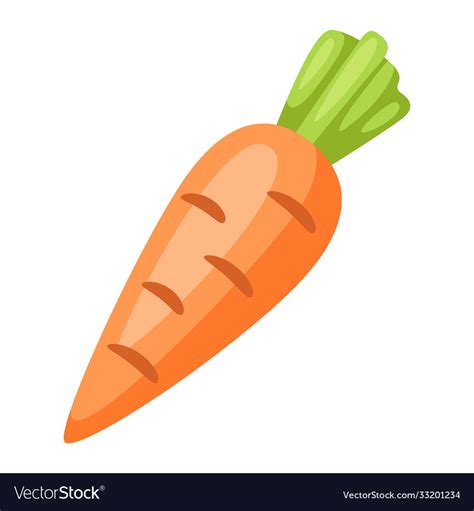 Stylized carrot Royalty Free Vector Image - VectorStock