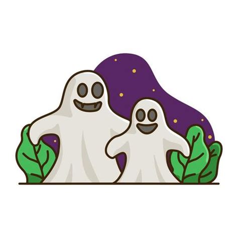 funny ghost halloween set 681757 Vector Art at Vecteezy