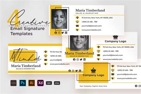 20+ Best Professional Email Footer Signature Templates (+ Free Tips) 2022