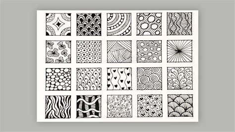 Very Simple Zentangle Patterns