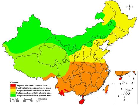 China Climate And Weather Maps