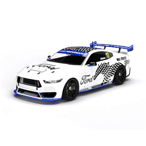 V8SC Gen 3 Ford Mustang 3D livery template model - Motorsport Graphics