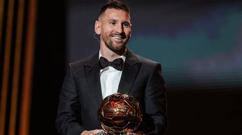 Messi wins eighth Ballon d'Or