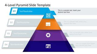 4-Level Colorful Pyramid PowerPoint Template